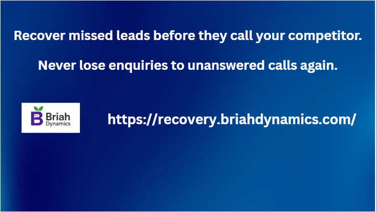 How BD Lead Recovery Works | Missed Call SMS Recovery Demo